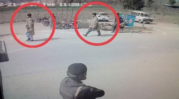 CCTV footage shows alleged suicide bombers of Charsadda attack