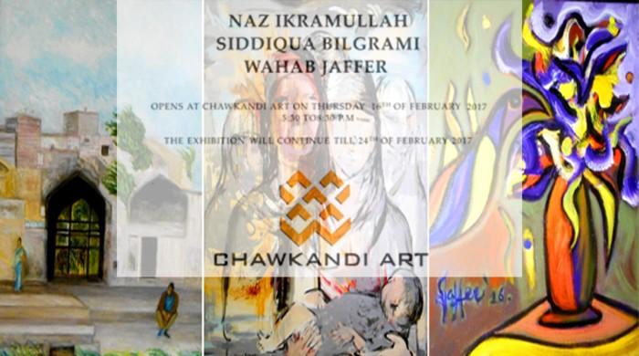 Triad of artists showcase thier work at Chawkandi Art