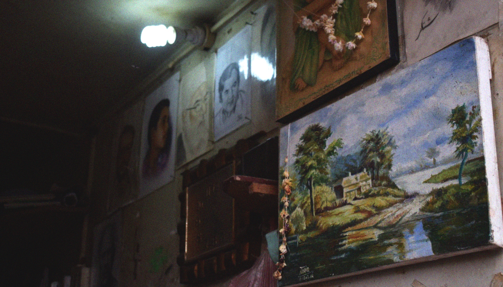 Inside Muhammad Jawad Ahmed Jaan's shop in Lyari, Karachi, Pakistan. June 18, 2017. Image by author.