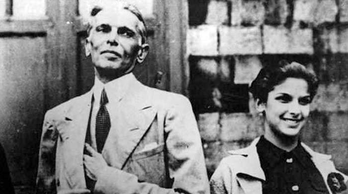 Dina Wadia and her darling papa
