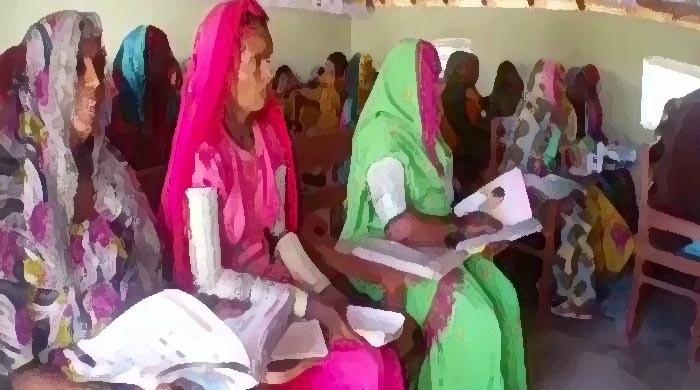 Nagarparker school where housewives, mothers study