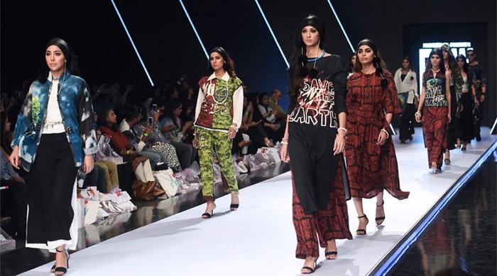 Pakistani designers tackle social issues on FPW day one 