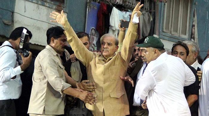 Odds in Shehbaz’s favour for NA-249 as ANP, JUI-F rally behind him