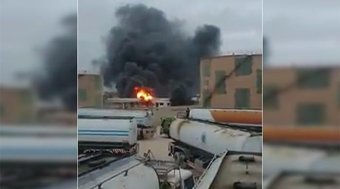 Fire erupts at private oil terminal in Port Qasim