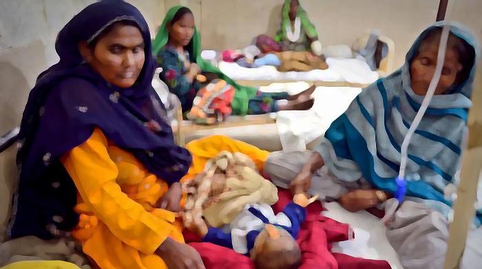 Three children die of malnutrition in Tharparkar, bumping this year's total to 437