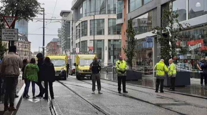 Four stabbed in Manchester as Police arrest a 40-year-old suspect