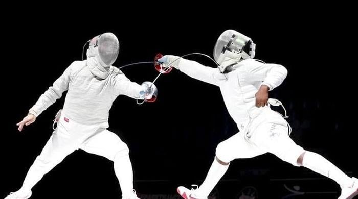 Students receive fencing training at Quetta girls college