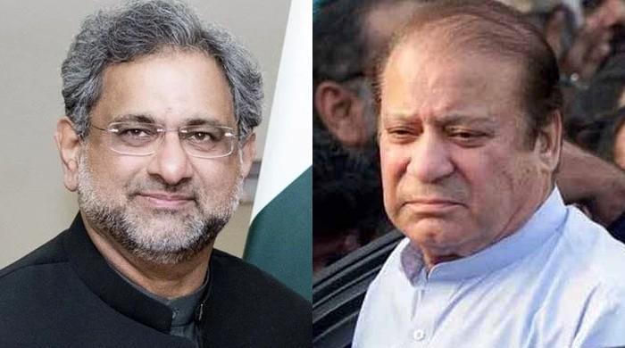 Shahid Khaqan Abbasi meets Nawaz Sharif in London: sources