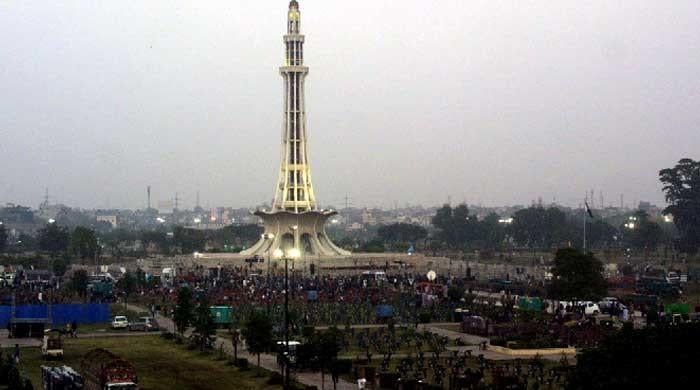 4 political parties owe Rs14.3 mn to PHA for holding jalsas at Lahore's Minar-e-Pakistan