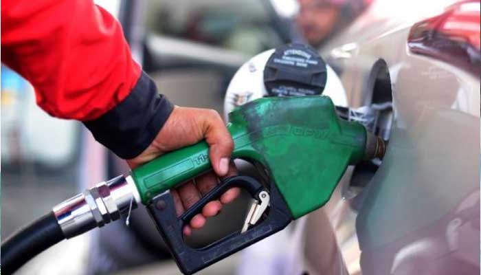A cars fuel being filled at a petrol pump. Photo: File