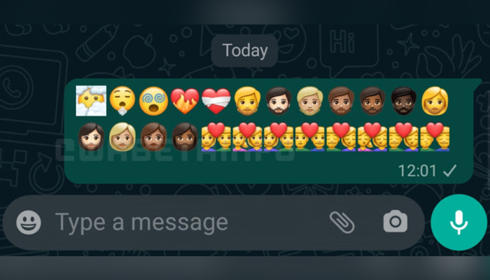 The new emojis. &mdash; WABetainfo