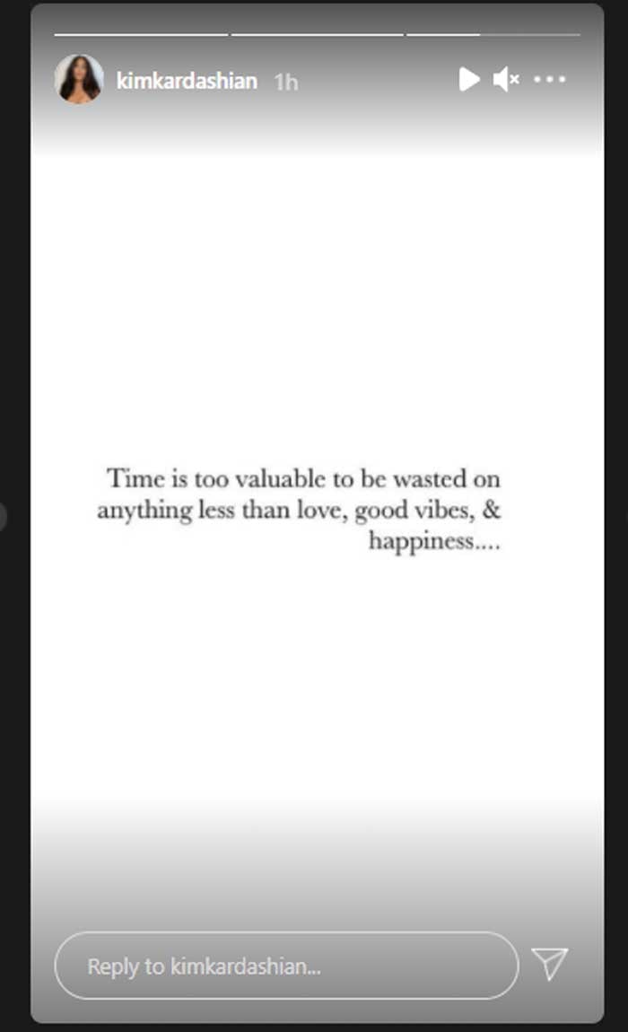 Kim Kardashian shares a cryptic post about ‘love’, ‘happiness’