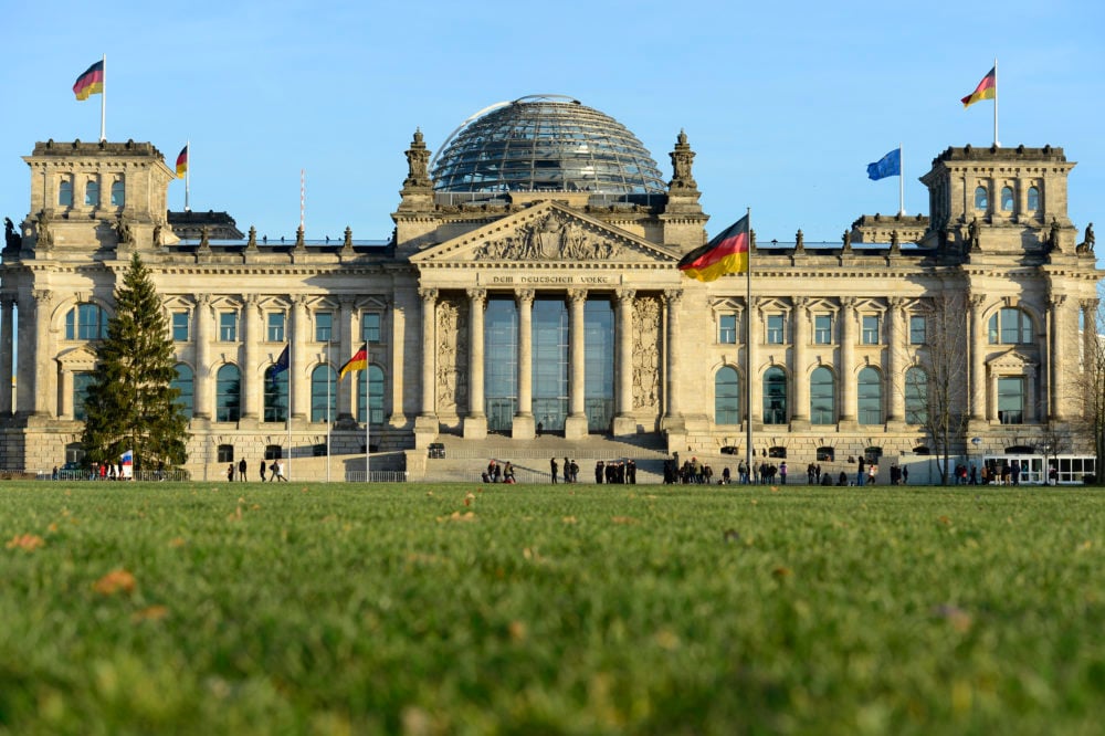 The Reichstag building in Berlin houses the German parliament Bundestag. Photo: AFP