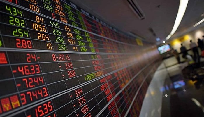 A digital stock display board at stock market. &mdash; AFP/File