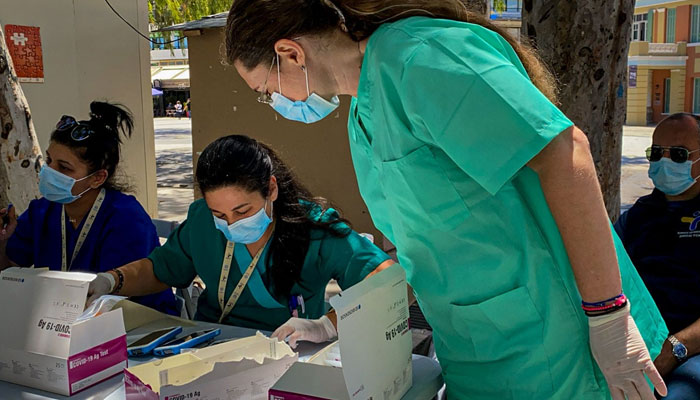 Greece is witnessing a hike in the coronavirus infection. File photo