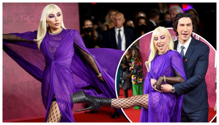 Lady Gaga rocks House of Gucci premiere with Adam Driver