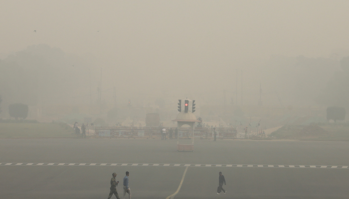 A view of Rajpath is seen on a smoggy day in New Delhi, India, November 12, 2021. — Reuters/File