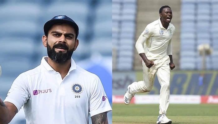 Virat Kohli (left) and Kagiso Rabada (right) — AFP/File