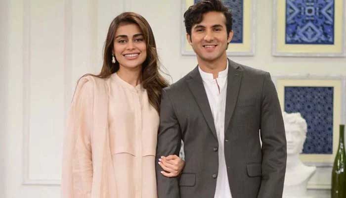 Star couple Sadaf Kanwal and Shehroz Sabzwari.&nbsp;&mdash; Instagram/File