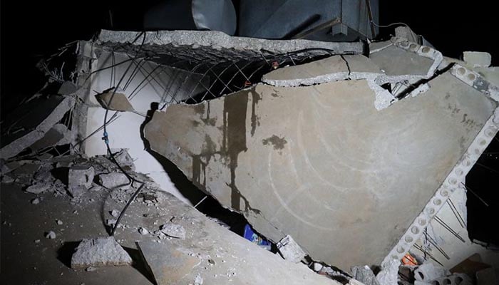A damaged building is seen in the aftermath of a counter-terrorism mission conducted by the U.S. Special Operations Forces in Atmeh, Syria, February 3, 2022. — Reuters/File