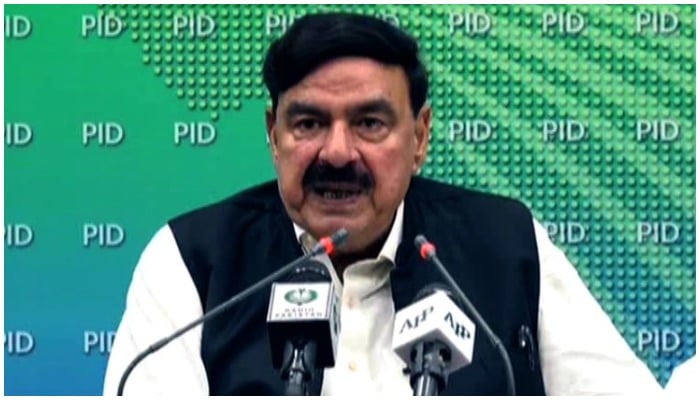 Interior Minister Sheikh Rasheed. Photo: PID