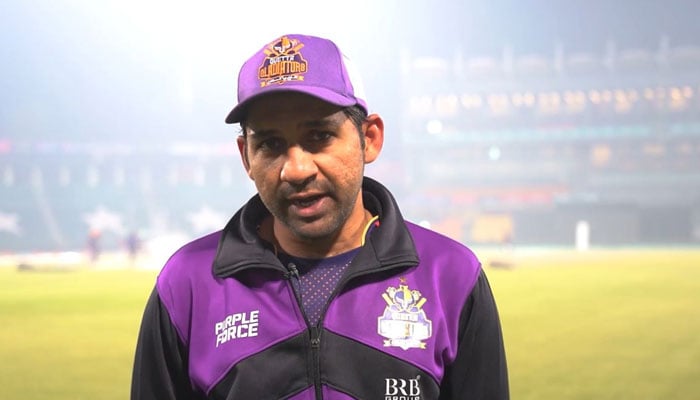 Quetta Gladiator&rsquo;s captain Sarfaraz Ahmed. Photo: by author