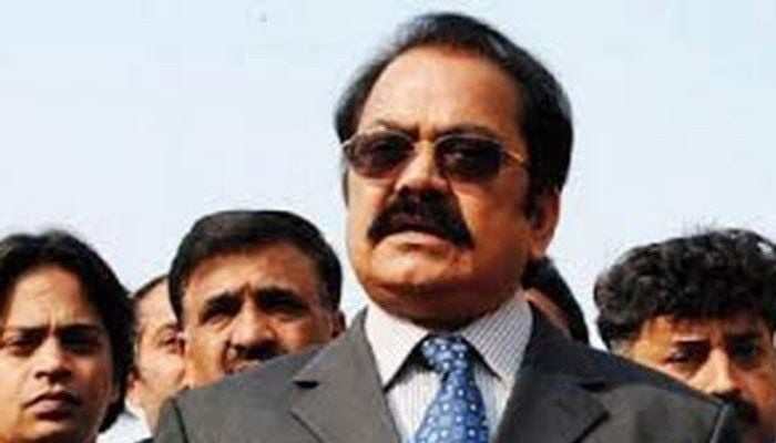 PML-N&rsquo;s leader Rana Sanaulla. Photo: File
