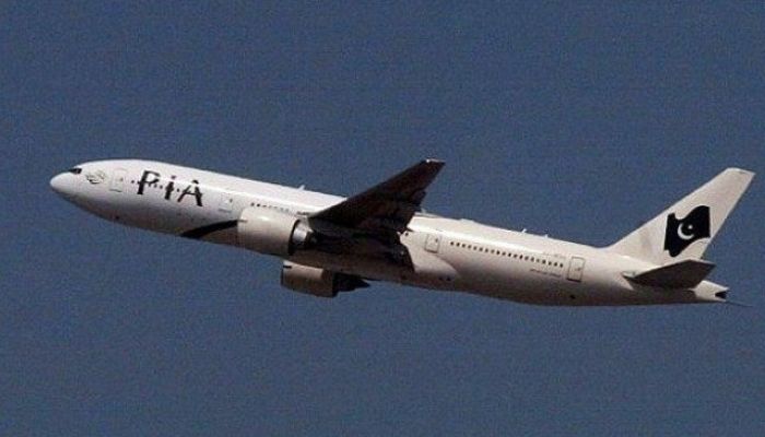 Pakistan International Airline (PIA) flight taking off. Photo: AFP