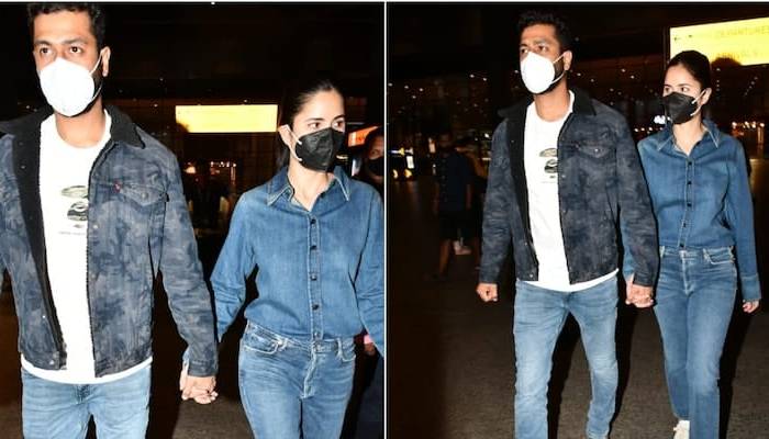 Katrina Kaif, Vicky Kaushal came back to the city after a brief sojourn