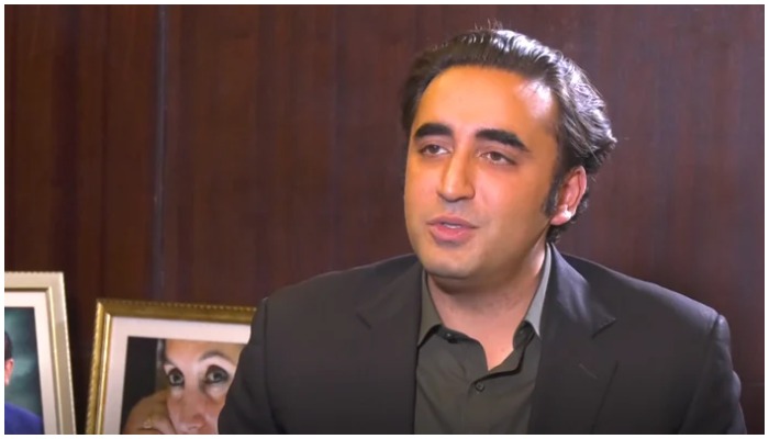 FM Bilawal Bhutto-Zardari during a conversation with a foreign publication. &mdash; video screengrab