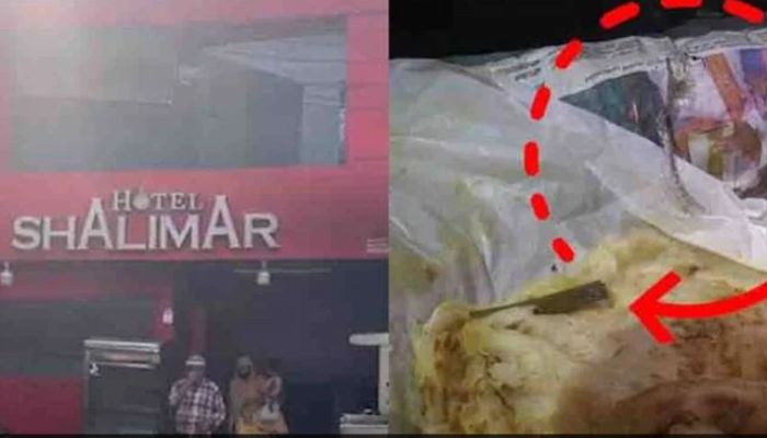 Hotel in Keralas Thiruvananthapuram has been temporarily shut after a customer allegedly found a part of a snake skin packed into her food.&mdash;Twitter/@Tushar_KN