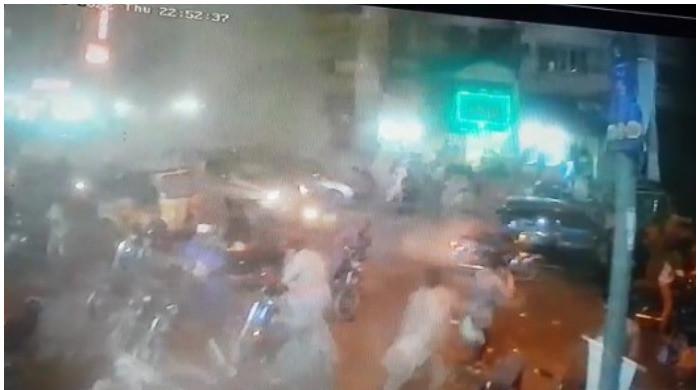 One killed, 13 injured as explosion rips through Karachi's Saddar area 