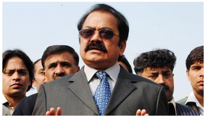 Interior Minister Rana Sanaullah. &mdash; Twitter/ @ranadeem