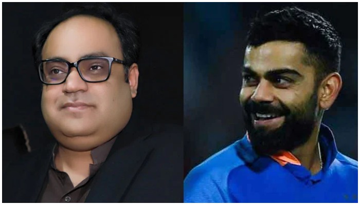 KPL President Arif Malik (L) and Indian skipper. &mdash; Twitter