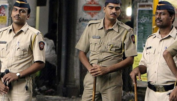 Representational image of Indian policemen. &mdash; AFP/File
