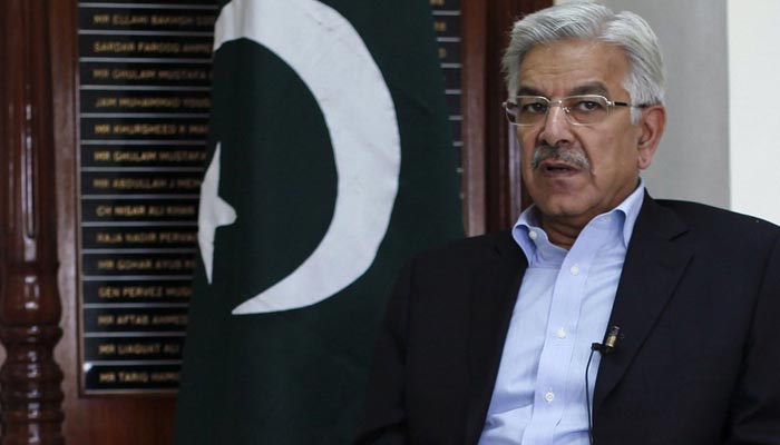 Federal Minister for Defence Affairs Khawaja Asif. &mdash; Reuters/File