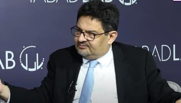 Finance Minister Miftah Ismail. &mdash; Screenshot via YouTube/Tabadlab