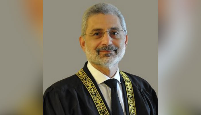 Justice Qazi Faez Isa took oath as a Judge of the Supreme Court of Pakistan on September 5, 2014. &mdash; Photo courtesy Supreme Court of Pakistan