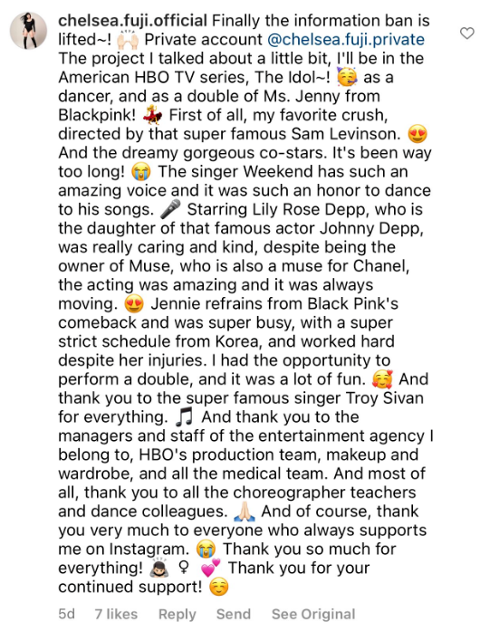 BLACKPINK’s Jennie injured while shooting for The Idol
