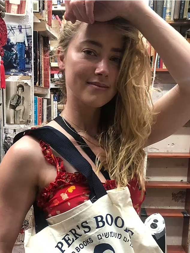 Amber Heard seen with a controversial Israeli journalist in Tel Aviv