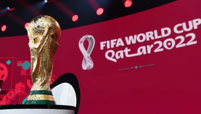 FIFA trophy. &mdash; AFP