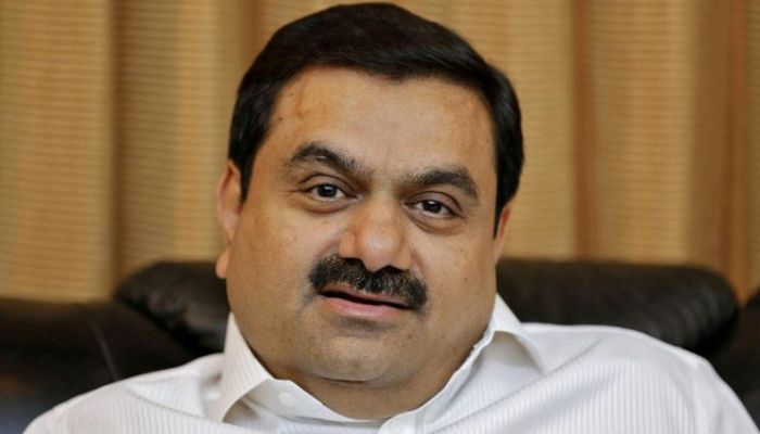 Indian billionaire Gautam Adani speaking at his office in the western Indian city of Ahmedabad in an April 2014. &mdash; CNN