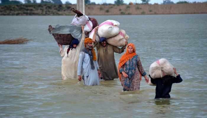 The floods in Pakistan have affected more than three million people. &mdash; Reuters