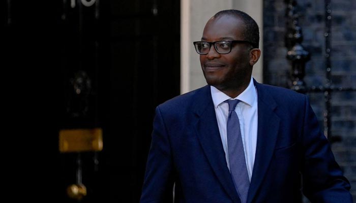 New British Chancellor of the Exchequer Kwasi Kwarteng walks outside Number 10 Downing Street, in London, Britain September 6, 2022. — Reuters/File