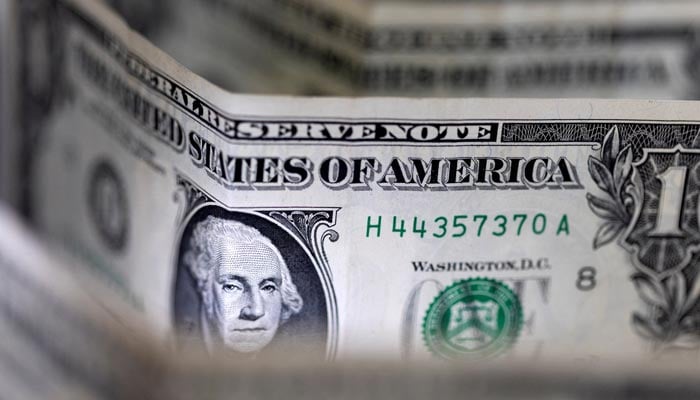 US dollar banknotes are displayed in this illustration taken, on February 14, 2022. — Reuters/File