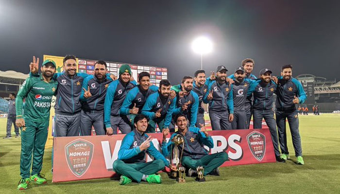 Pakistan team will start the training for a 7-match T20I series in Karachi today. Twitter