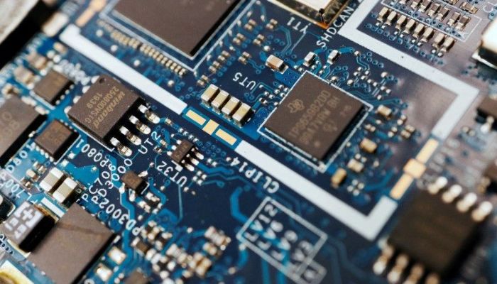 Semiconductor chips are seen on a circuit board of a computer in this illustration picture taken February 25, 2022.— Reuters