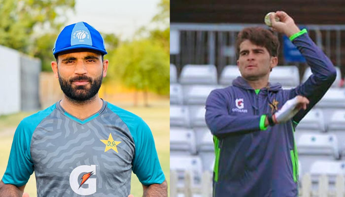 Fakhar Zaman (L) and Shaheen Afridi. — Facebook