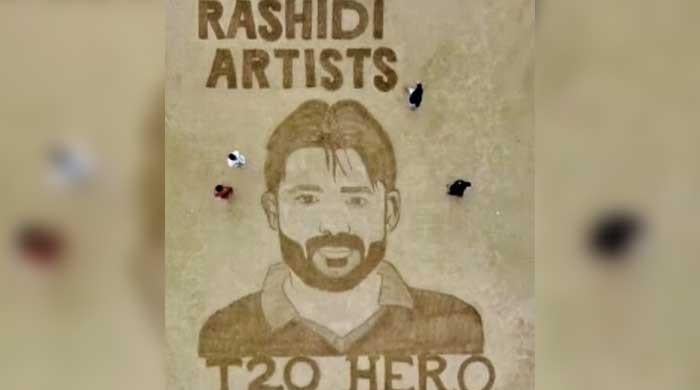 T20 World Cup: Gaddani artists wish for Pakistan's win in final with England through artwork