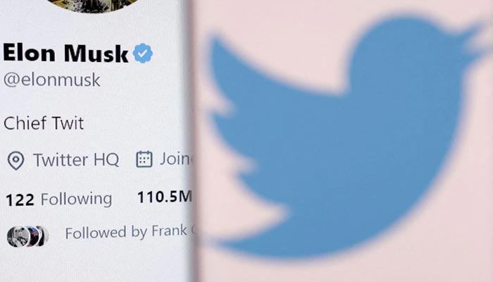 Elon Musks account and the Twitter logo are seen in this illustration taken October 28, 2022. — Reuters
